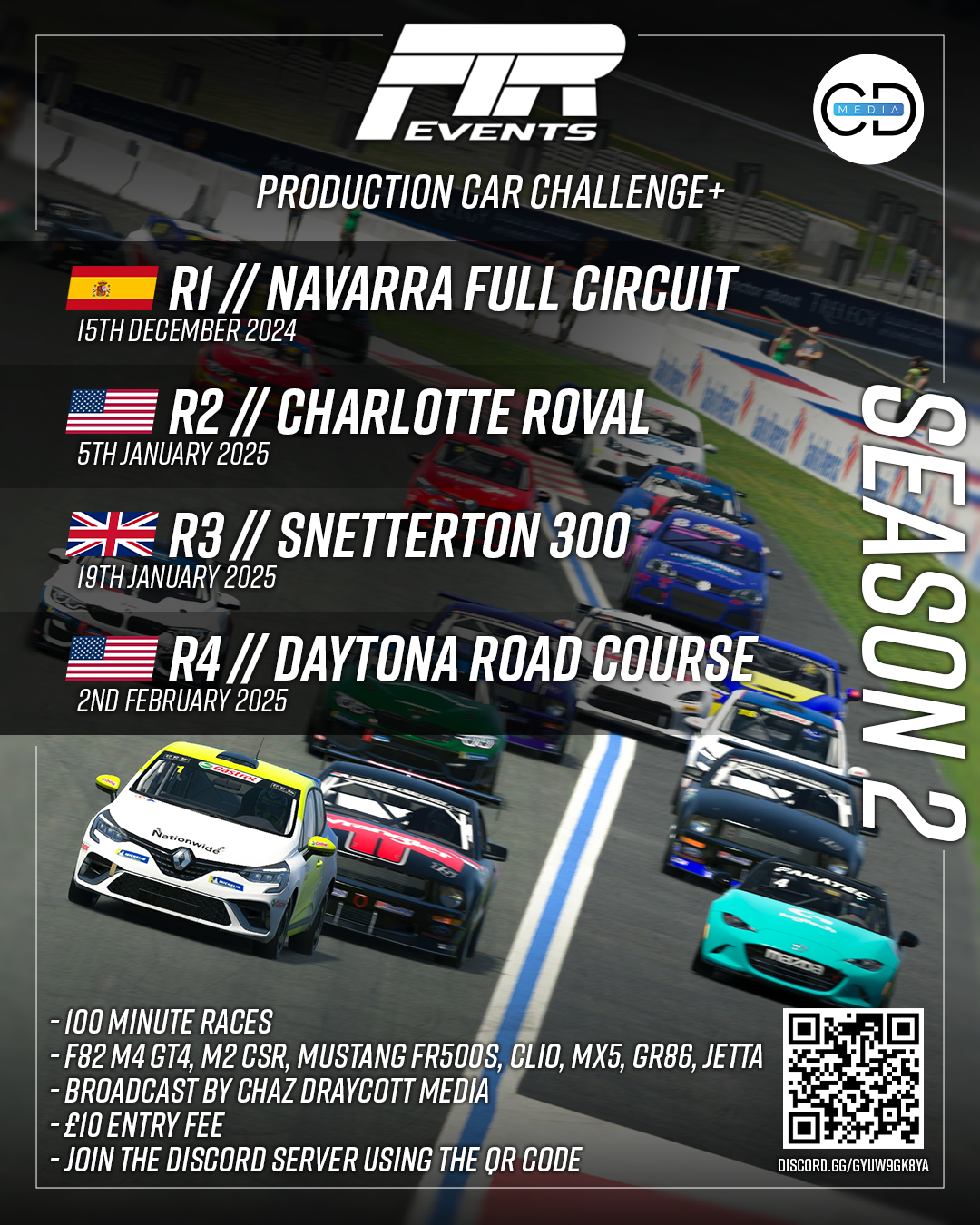 PCC+ Season 2 flyer